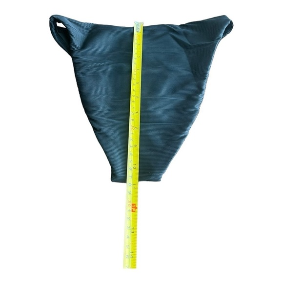 J. Crew Ribbed High-Rise Cheeky Bikini Bottom – Black Size XS & M BE808 - Picture 10 of 15